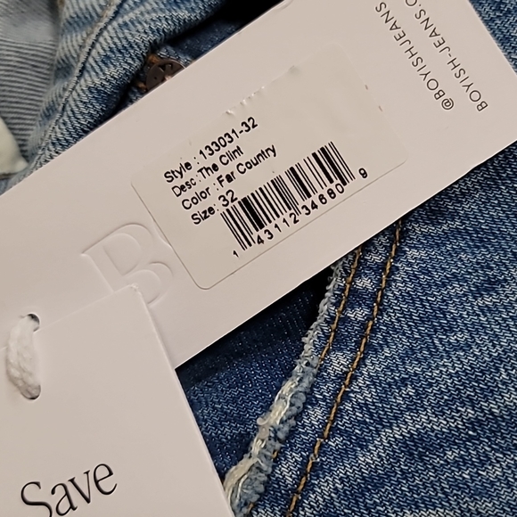 Free people ×Boyish THE CLINT Jeans $208 size 32 - Picture 13 of 16